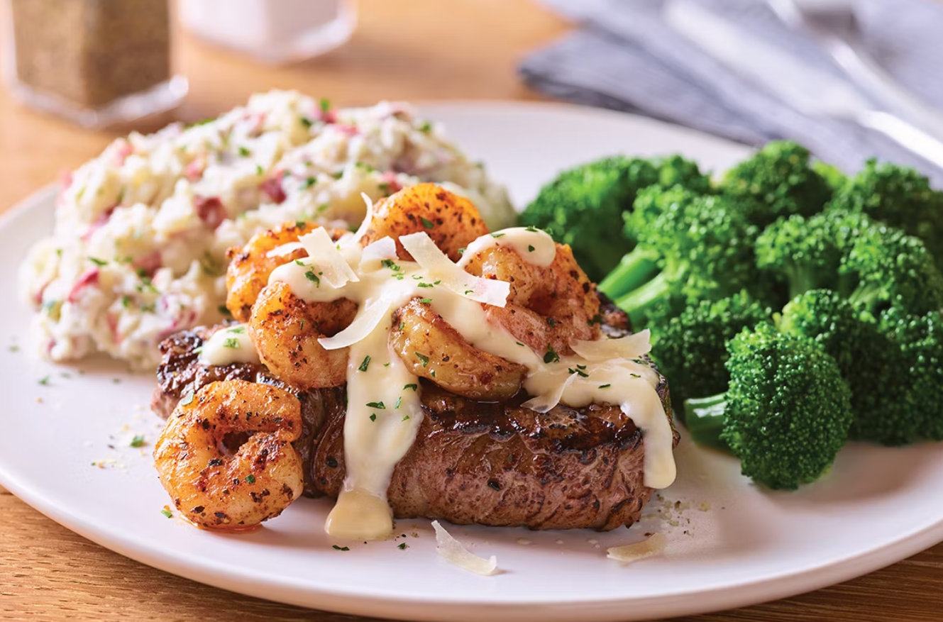 Applebees Steaks Ribs.